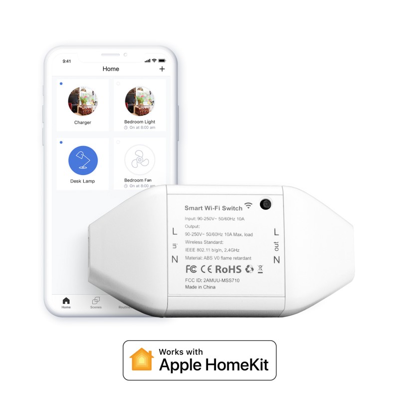 Buy Meross HomeKit Smart Wi-Fi Switch - MSS710HK-UN - 10A in Cyprus, Nicosia, Limassol, Larnaka, Pafos