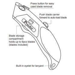 Buy Proskit Knife - DK-2112 - Automatic Loading in Cyprus, Nicosia, Limassol, Larnaka, Pafos