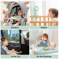 Buy Jisulife Stroller Fan - Life2S - Brown in Cyprus, Nicosia, Limassol, Larnaka, Pafos