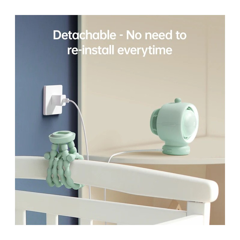 Buy Jisulife Stroller Fan - Life2S - Brown in Cyprus, Nicosia, Limassol, Larnaka, Pafos