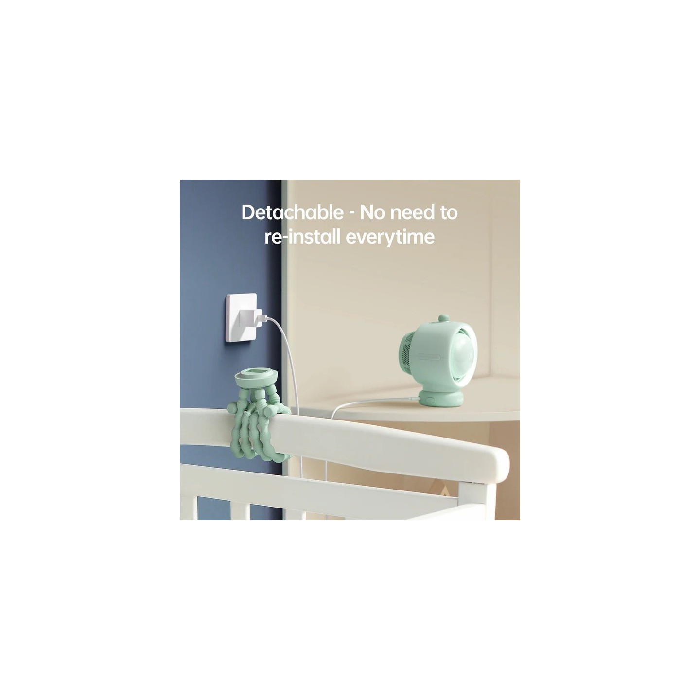 Jisulife Stroller Fan - Life2S - Brown — Buy in Cyprus with Fast Delivery