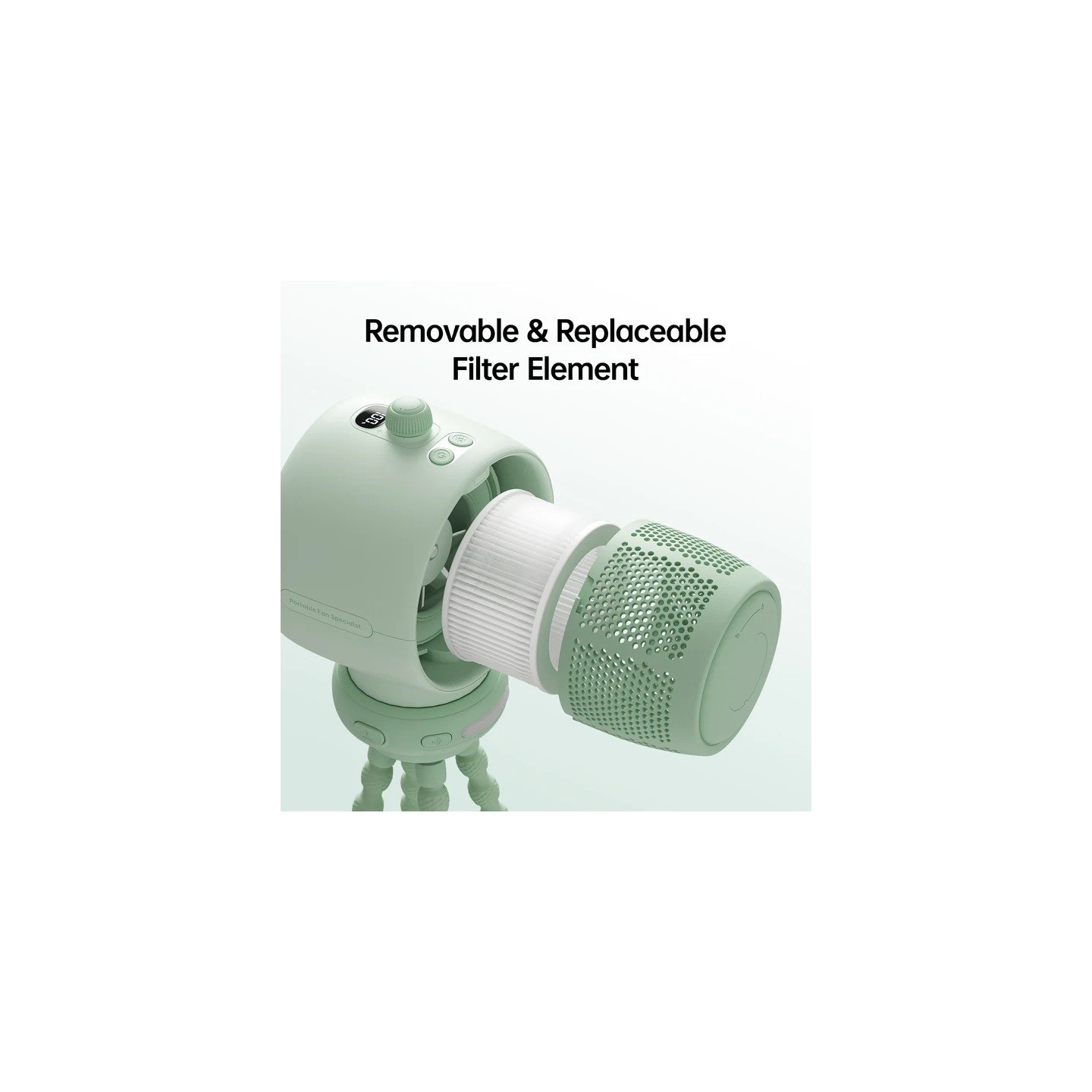 Jisulife Stroller Fan - Life2S - Brown — Buy in Cyprus with Fast Delivery