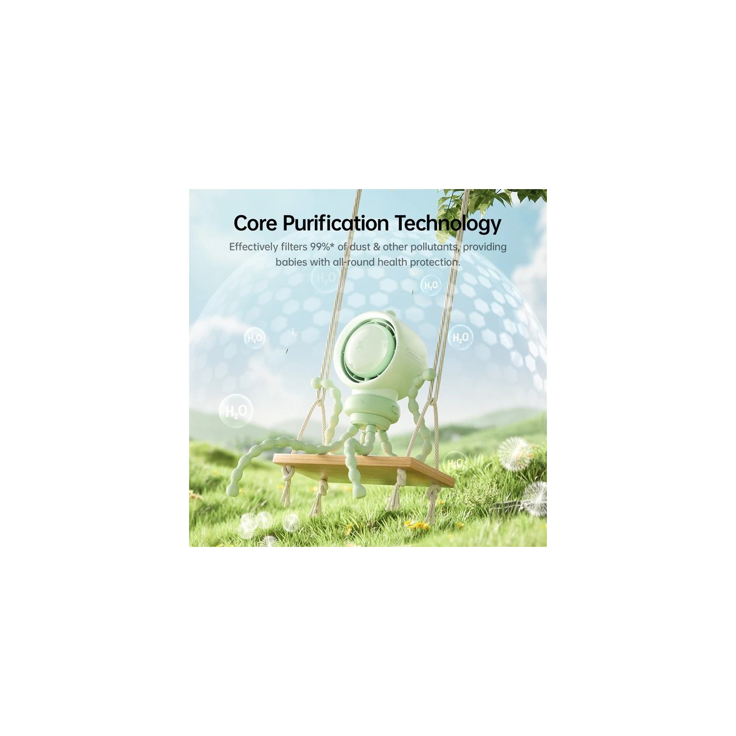 Jisulife Stroller Fan - Life2S - Brown — Buy in Cyprus with Fast Delivery