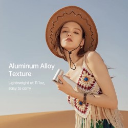 Buy Jisulife Portable Personal Fan - ULTRA 1 - Aluminium Housing, Square & Round... in Cyprus, Nicosia, Limassol, Larnaka, Pafos