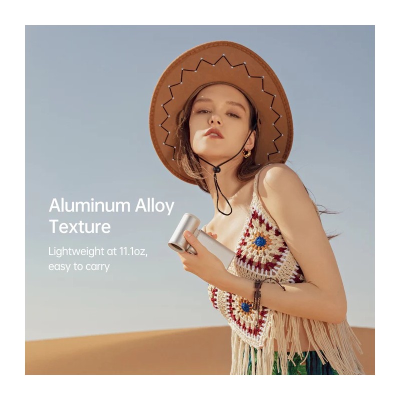 Buy Jisulife Portable Personal Fan - ULTRA 1 - Aluminium Housing, Square & Round... in Cyprus, Nicosia, Limassol, Larnaka, Pafos