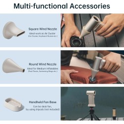 Buy Jisulife Portable Personal Fan - ULTRA 1 - Aluminium Housing, Square & Round... in Cyprus, Nicosia, Limassol, Larnaka, Pafos