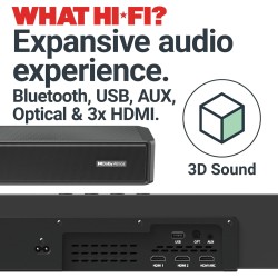 Buy Majority Sierra Plus Soundbar - 400W 2.1.2 Dolby Atmos Wireless Subwoofer 3x... in Cyprus, Nicosia, Limassol, Larnaka, Pafos