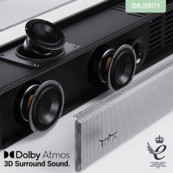 Buy Majority Sierra Plus Soundbar - 400W 2.1.2 Dolby Atmos Wireless Subwoofer 3x... in Cyprus, Nicosia, Limassol, Larnaka, Pafos