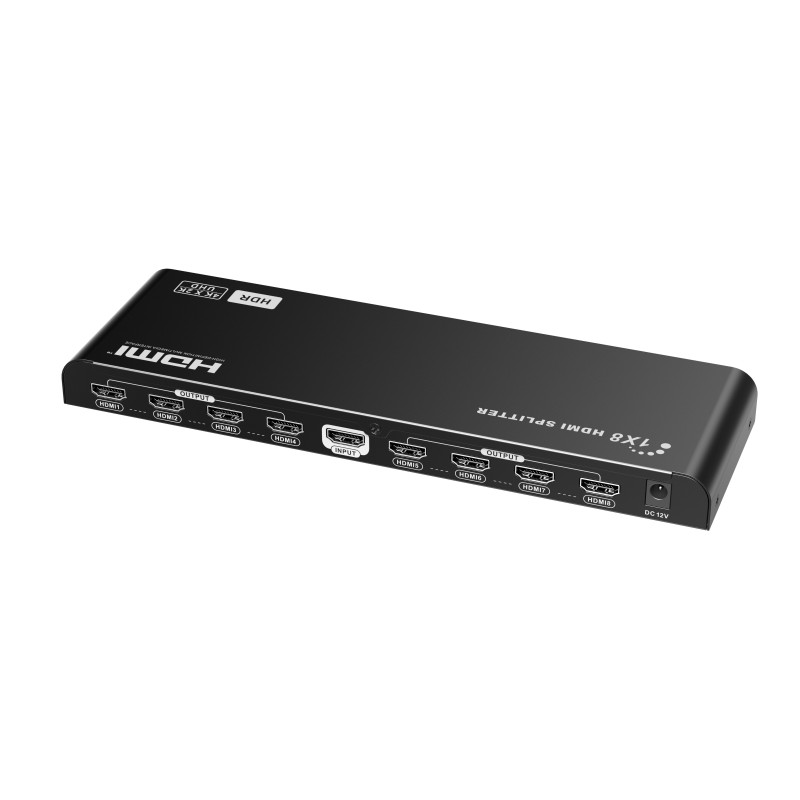 Buy Lenkeng HDMI Splitter - LKV318HDR-V3.0 - 2.0 4K60Hz Scaler 1x8 in Cyprus, Nicosia, Limassol, Larnaka, Pafos