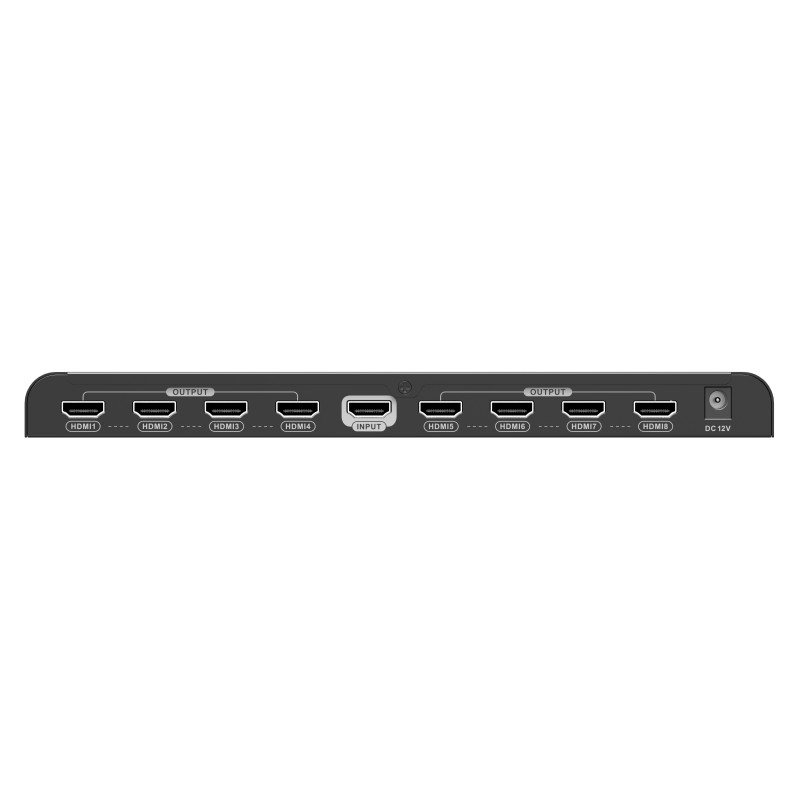 Buy Lenkeng HDMI Splitter - LKV318HDR-V3.0 - 2.0 4K60Hz Scaler 1x8 in Cyprus, Nicosia, Limassol, Larnaka, Pafos