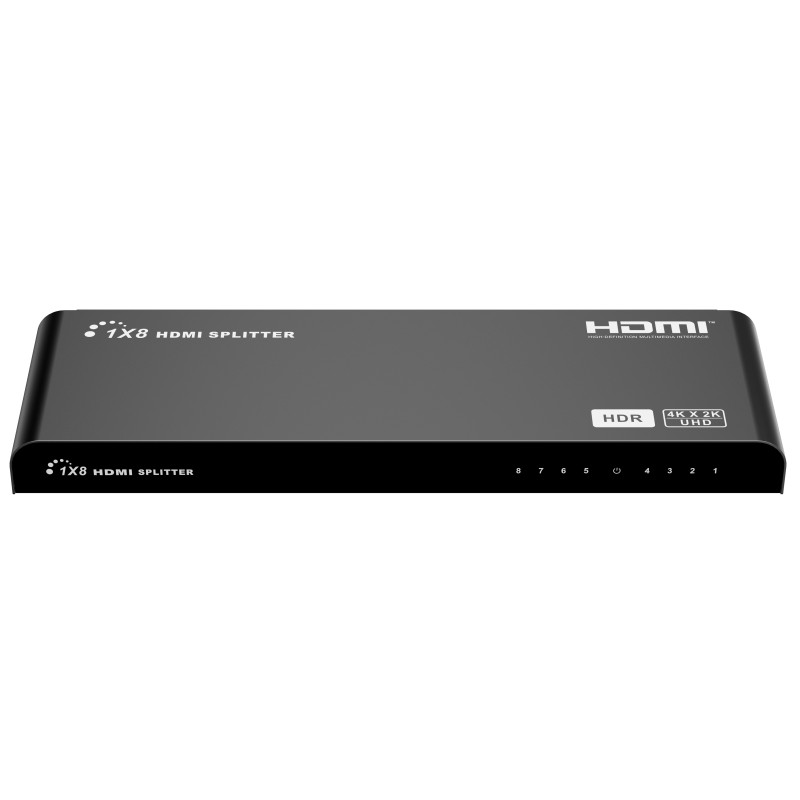 Buy Lenkeng HDMI Splitter - LKV318HDR-V3.0 - 2.0 4K60Hz Scaler 1x8 in Cyprus, Nicosia, Limassol, Larnaka, Pafos
