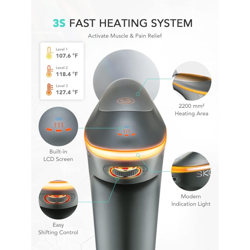 Buy SKG Body Gun Massager - F7-E - for Athletes in Cyprus, Nicosia, Limassol, Larnaka, Pafos