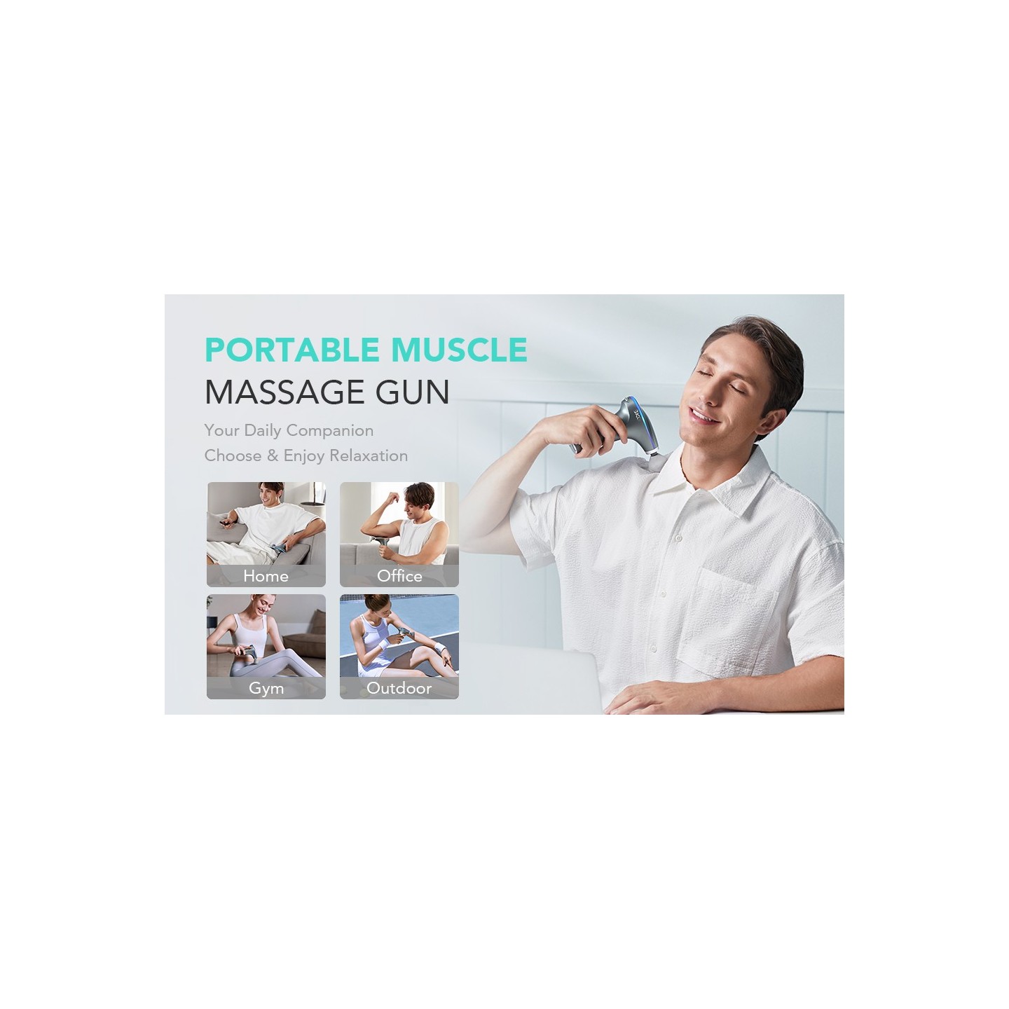 SKG Body Gun Massager - F7-E - for Athletes — Buy in Cyprus with Fast Delivery