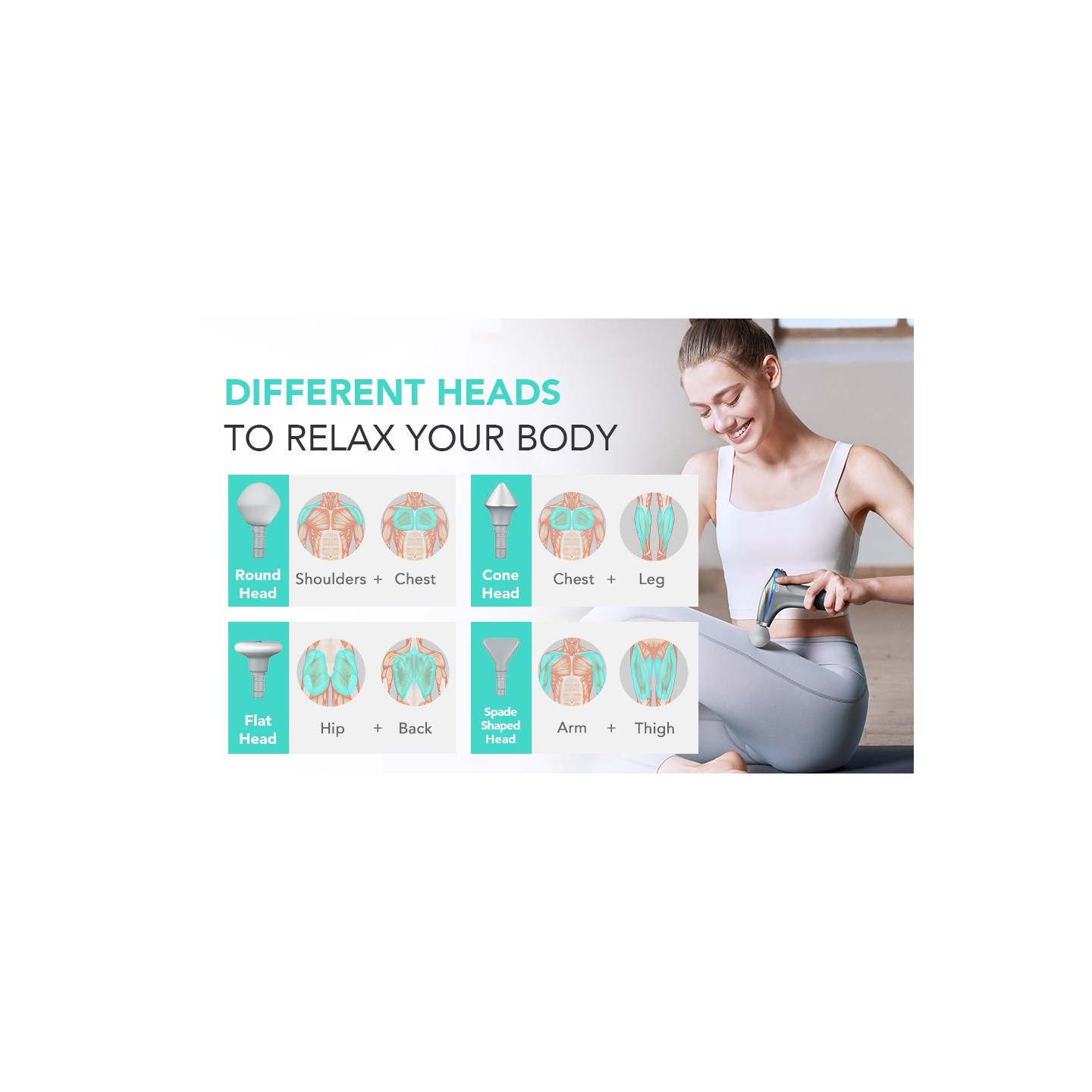 SKG Body Gun Massager - F7-E - for Athletes — Buy in Cyprus with Fast Delivery