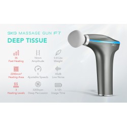 Buy SKG Body Gun Massager - F7-E - for Athletes in Cyprus, Nicosia, Limassol, Larnaka, Pafos