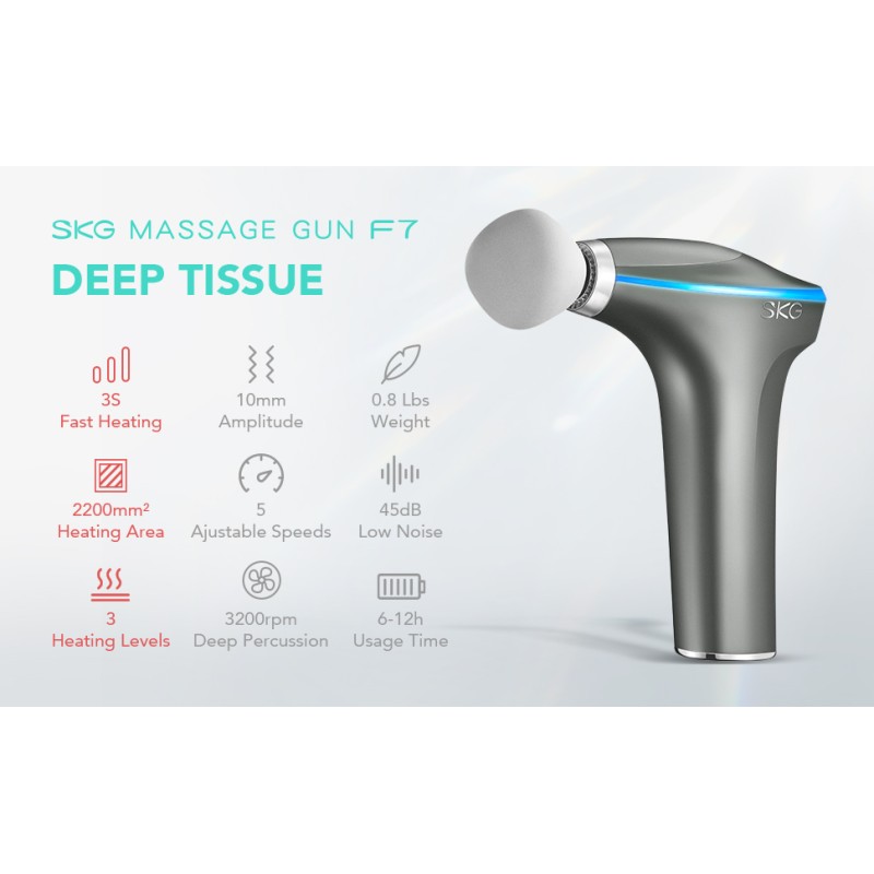 Buy SKG Body Gun Massager - F7-E - for Athletes in Cyprus, Nicosia, Limassol, Larnaka, Pafos