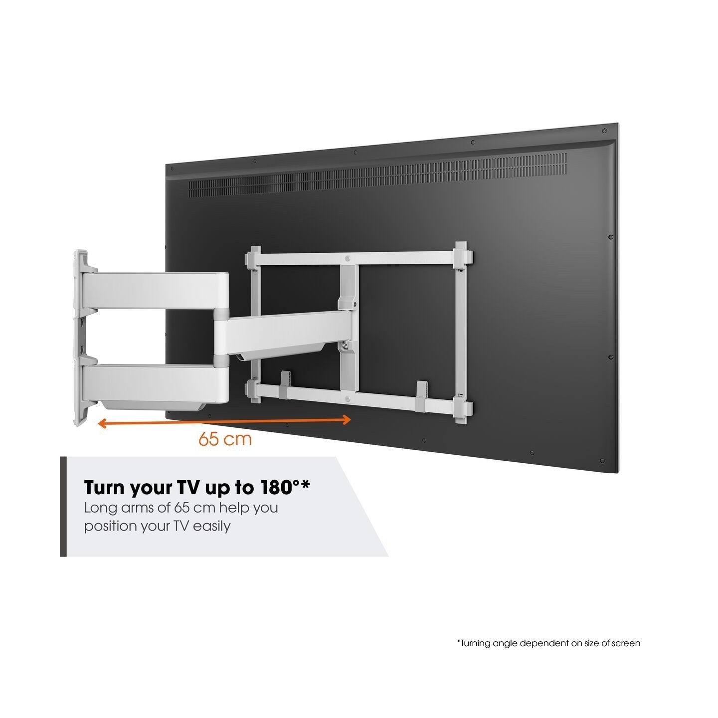 Vogels ELITE TV Wall Mount - TVM5645-W - 60x40 Turn up to 45kg White (replaces THIN545) — Buy in Cyprus with Fast Delivery