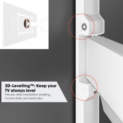 Buy Vogels ELITE TV Wall Mount - TVM5645-W - 60x40 Turn up to 45kg White (replac... in Cyprus, Nicosia, Limassol, Larnaka, Pafos