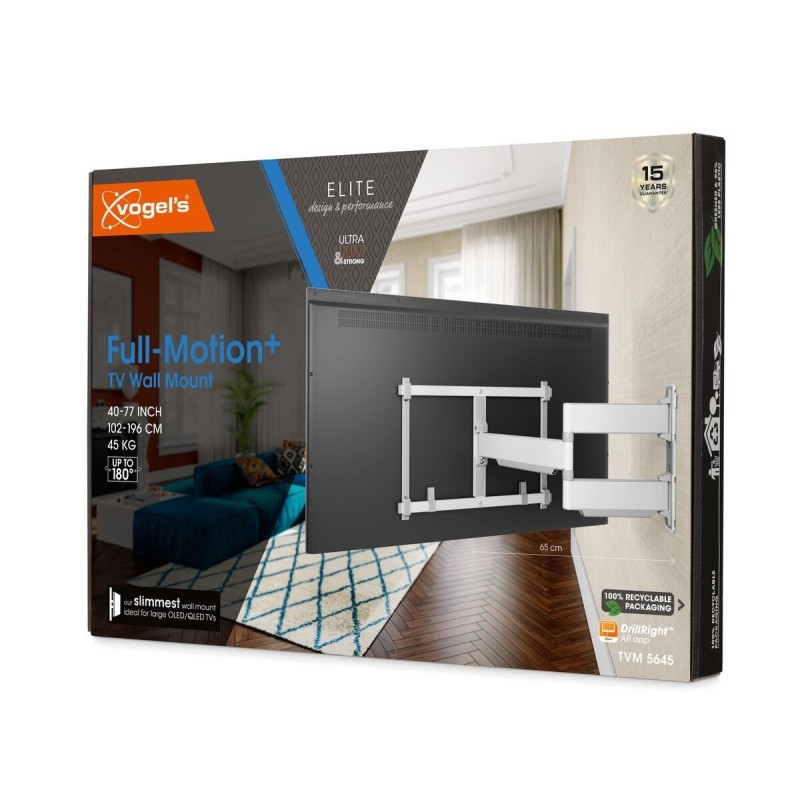 Buy Vogels ELITE TV Wall Mount - TVM5645-W - 60x40 Turn up to 45kg White (replac... in Cyprus, Nicosia, Limassol, Larnaka, Pafos