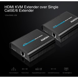 Buy Lenkeng KVM HDMI Extender - LKV373KVM-4.0 - Over IP 1080P 120m in Cyprus, Nicosia, Limassol, Larnaka, Pafos