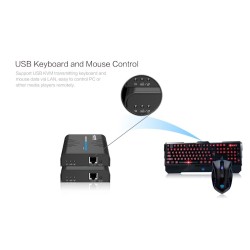 Buy Lenkeng KVM HDMI Extender - LKV373KVM-4.0 - Over IP 1080P 120m in Cyprus, Nicosia, Limassol, Larnaka, Pafos