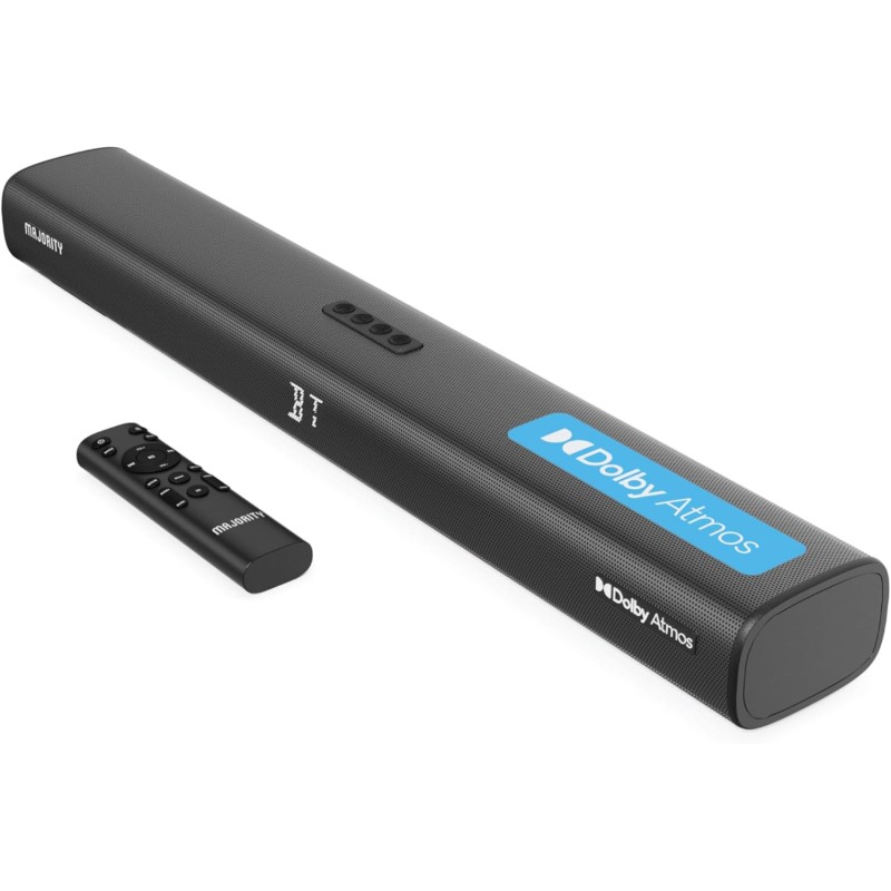 Buy Majority ELIAS Soundbar - Dolby Atmos 160W 2.0.2 Dual Upfiring Speakers BT-HDMI in Cyprus, Nicosia, Limassol, Larnaka, Pafos