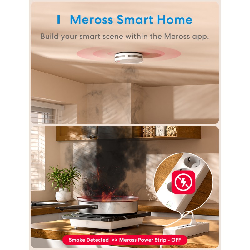 Buy Meross HomeKit Smart Smoke Alarm - MA151 - (Matter) in Cyprus, Nicosia, Limassol, Larnaka, Pafos