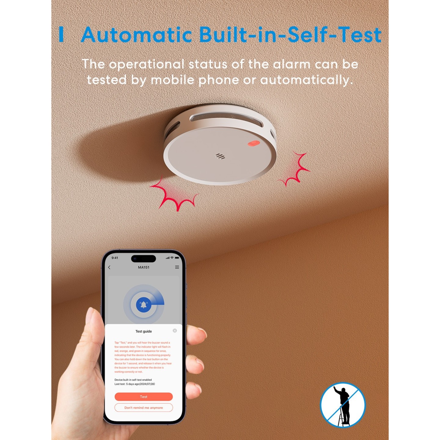 Meross HomeKit Smart Smoke Alarm - MA151 - (Matter) — Buy in Cyprus with Fast Delivery