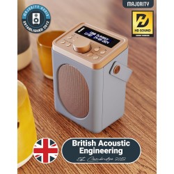 Buy Majority Radio Portable FM, BT, Alarm & Sleep Timer Little Shelford White Gr... in Cyprus, Nicosia, Limassol, Larnaka, Pafos