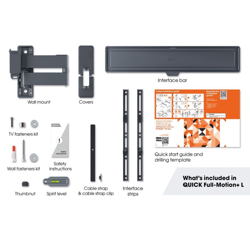 Buy Vogels TV Wall Mount - TVM1643 - Turn 40-77'' Black in Cyprus, Nicosia, Limassol, Larnaka, Pafos