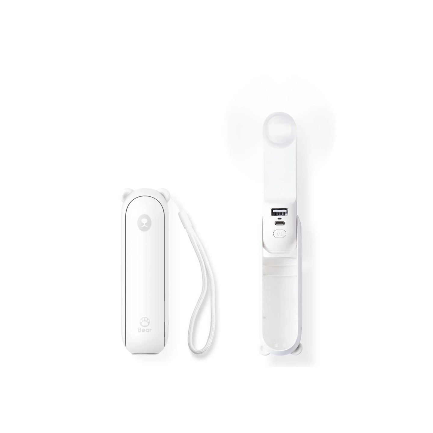 Jisulife Portable Personal Fan - F8X Plus - White — Buy in Cyprus with Fast Delivery