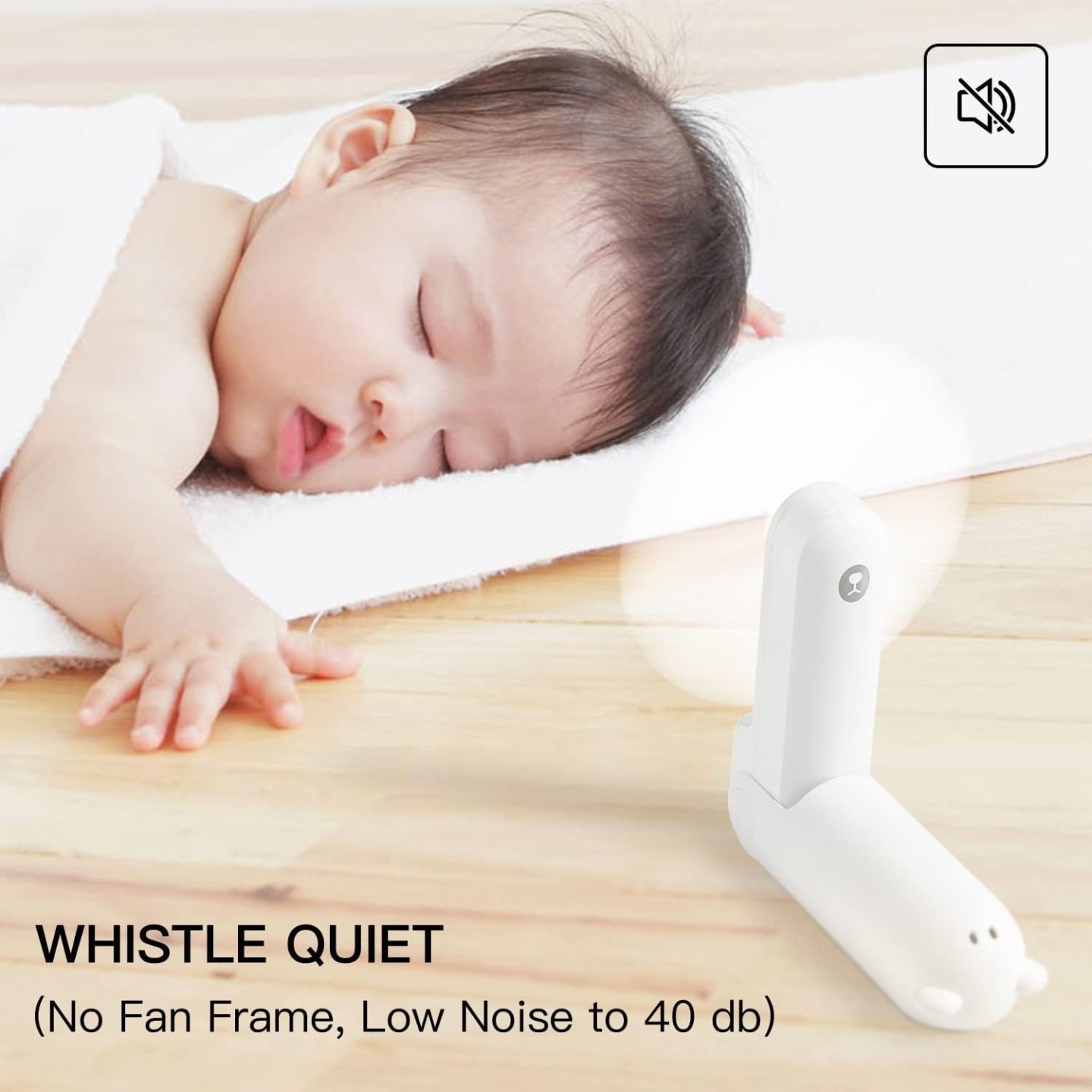 Jisulife Portable Personal Fan - F8X Plus - White — Buy in Cyprus with Fast Delivery