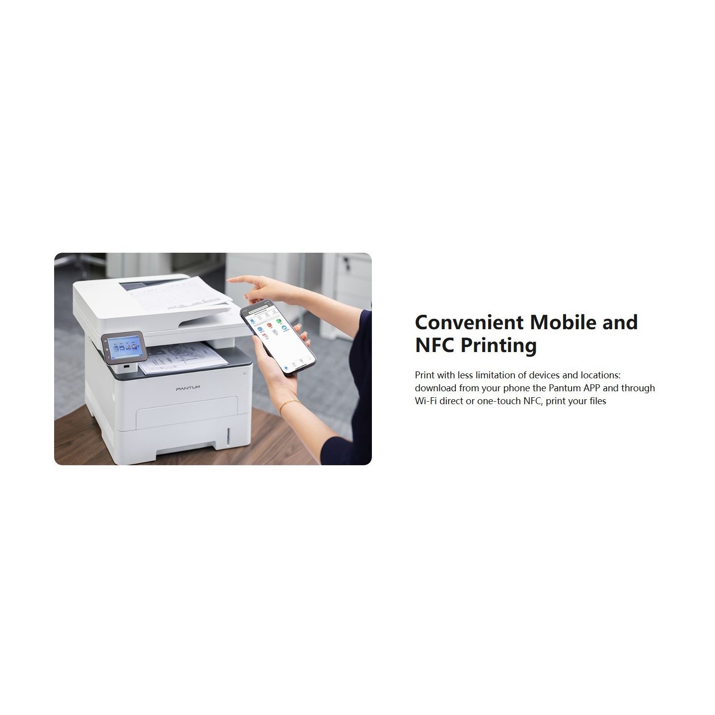 Pantum Laser MFP - M7310DW - WiFi ADF Duplex Touch 33ppm — Buy in Cyprus with Fast Delivery