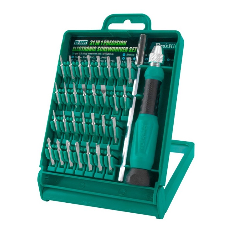 Buy Proskit Screwdriver Precision Set of 30pcs - SD-9802 - Precision Set of 30pcs in Cyprus, Nicosia, Limassol, Larnaka, Pafos
