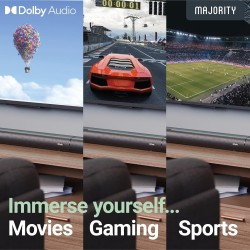 Buy Majority Soundbar - EVEREST 5.1 - Soundbar 300W with Detachable Wireless Sat... in Cyprus, Nicosia, Limassol, Larnaka, Pafos