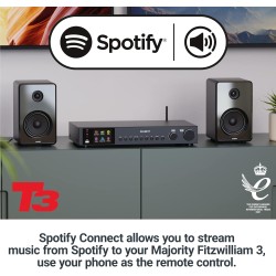 Buy Majority Radio WiFi BT USB FM LineOut Display - FITZWILLIAM 2 - Black in Cyprus, Nicosia, Limassol, Larnaka, Pafos