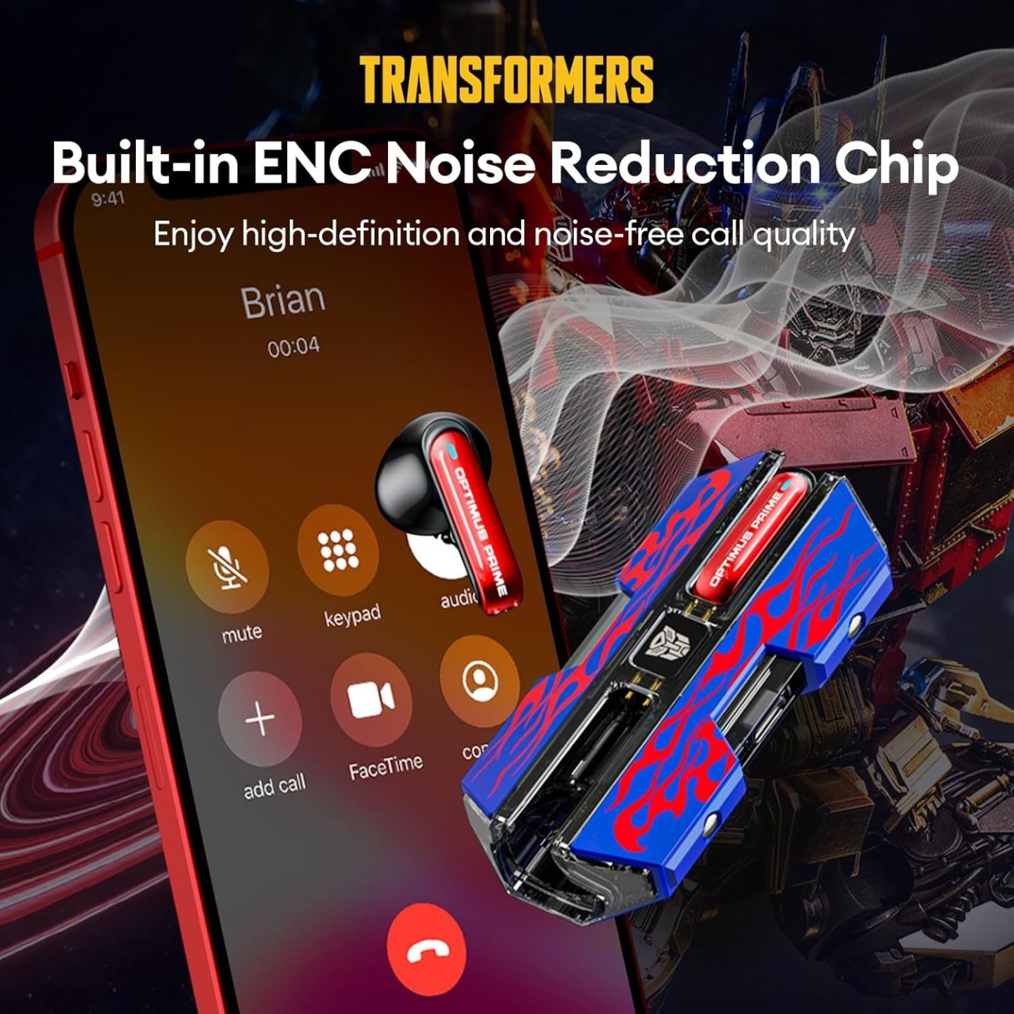 Transformers TWS Earphones - TF-T01 - TWS Earphones — Buy in Cyprus with Fast Delivery