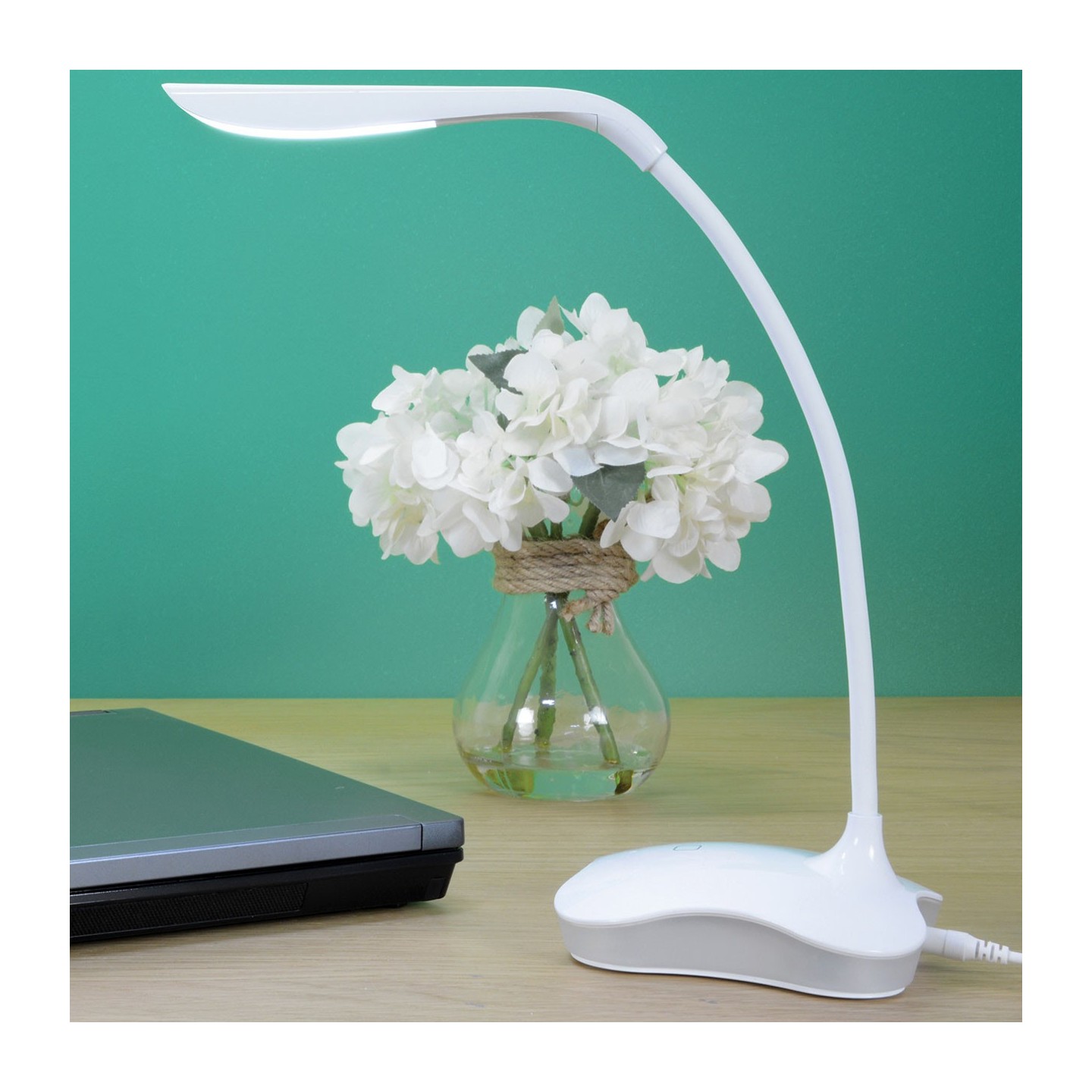 LYYT Desk Lamp with Nightlight USB Battery Powered White 410.426UK — Buy in Cyprus with Fast Delivery