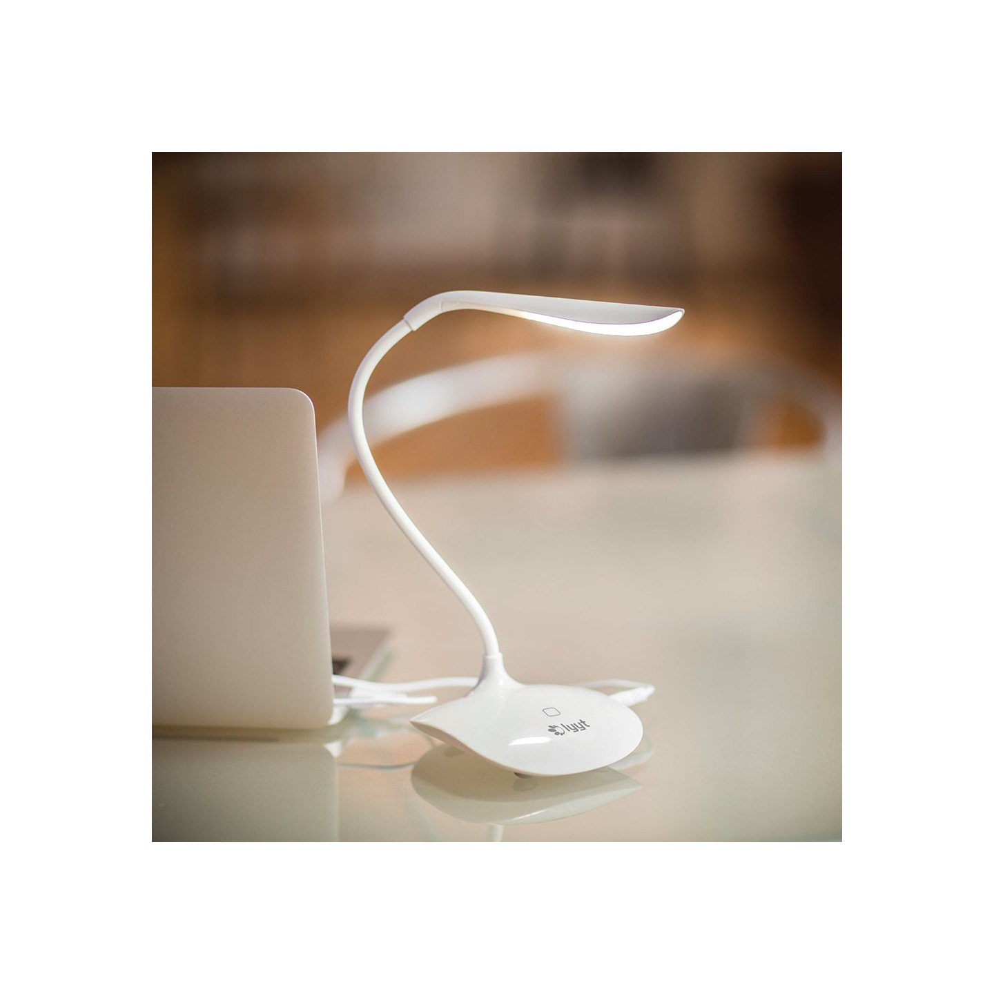 LYYT Desk Lamp with Nightlight USB Battery Powered White 410.426UK — Buy in Cyprus with Fast Delivery