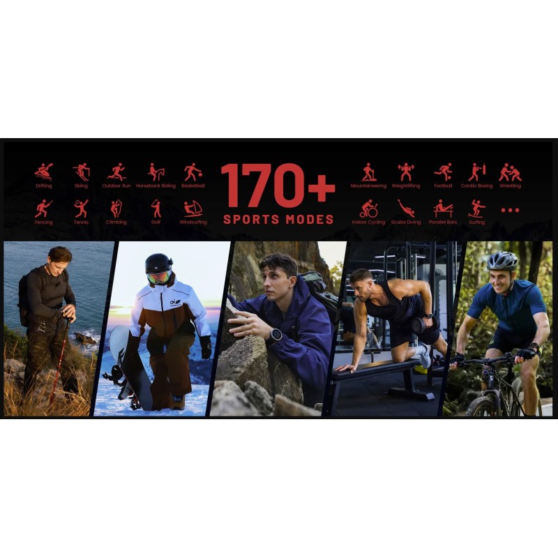 Buy Kospet Rugged Smartwatch GPS Silicone Black - TANK T3 ULTRA 2 - Rugged Smart... in Cyprus, Nicosia, Limassol, Larnaka, Pafos