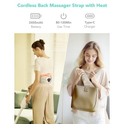 Buy SKG Waist Massager - W9 Pro - Hot Compress-TENS-Vibration-Moxib & APP in Cyprus, Nicosia, Limassol, Larnaka, Pafos