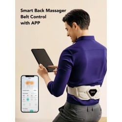 Buy SKG Waist Massager - W9 Pro - Hot Compress-TENS-Vibration-Moxib & APP in Cyprus, Nicosia, Limassol, Larnaka, Pafos