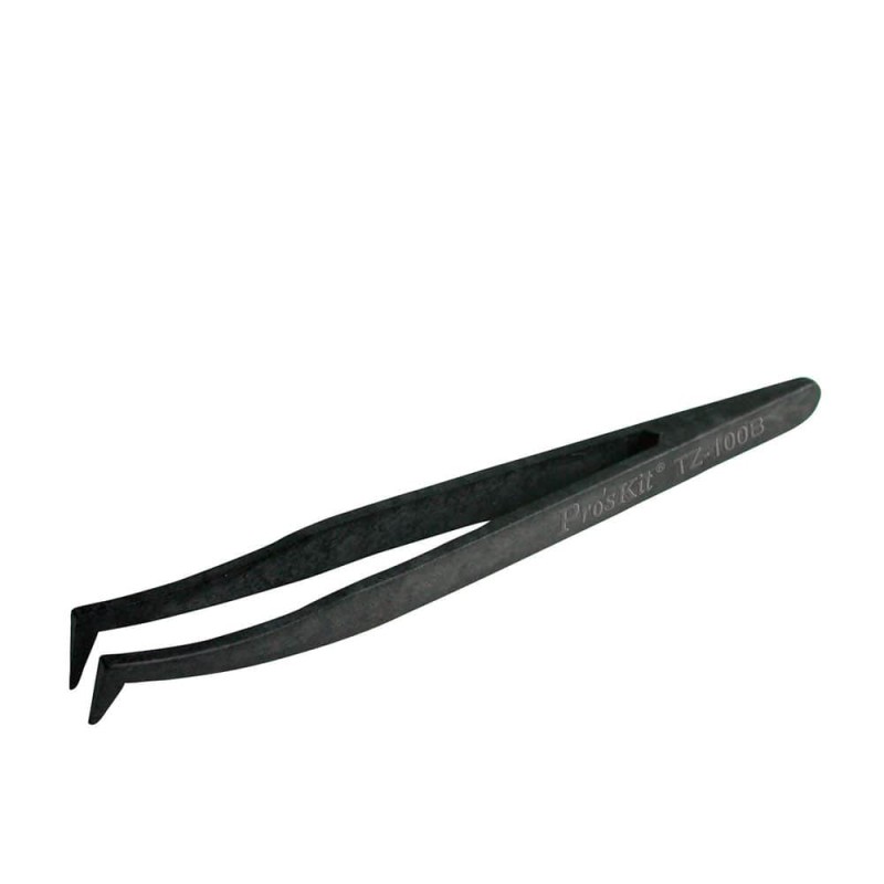 Buy Proskit Tweezers - TZ-100B - Curved Conductive Spring 120mm in Cyprus, Nicosia, Limassol, Larnaka, Pafos