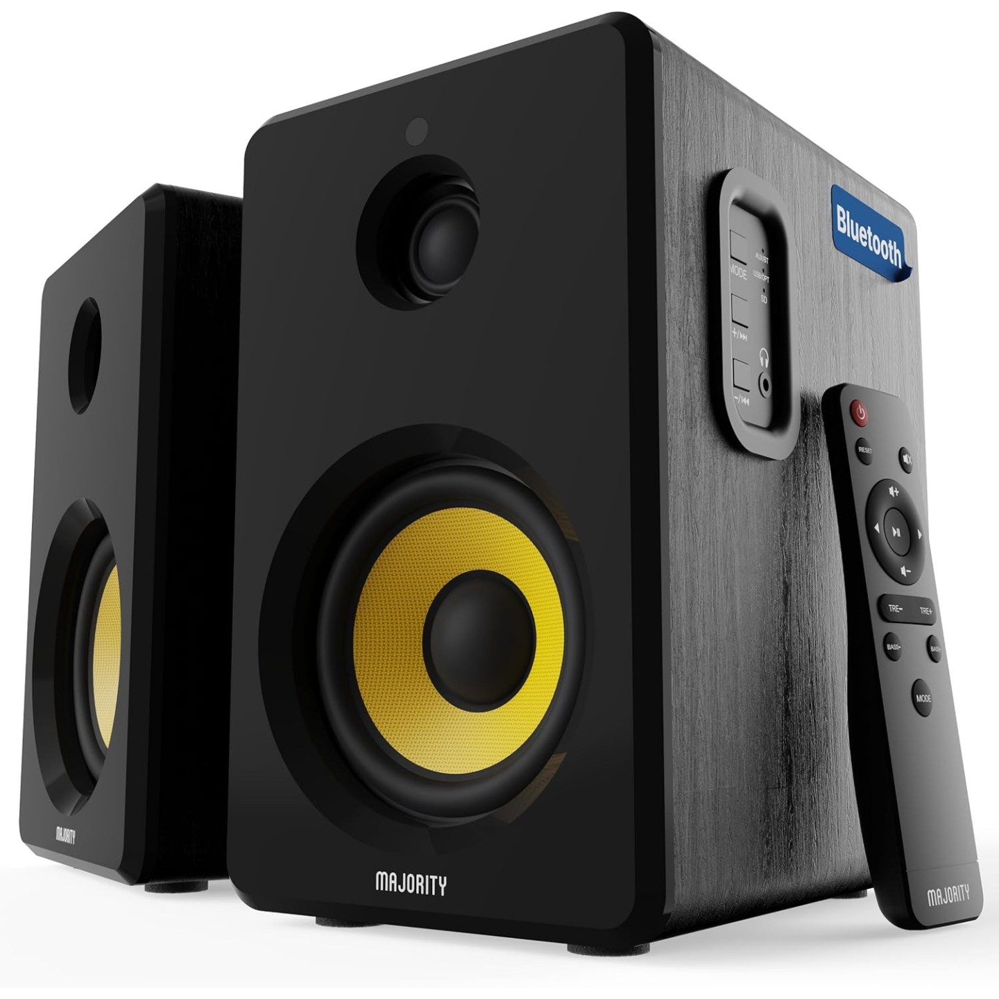 Majority Active Speakers - D40X - Active Speakers 70W 4'' BT USB SD (pair) — Buy in Cyprus with Fast Delivery