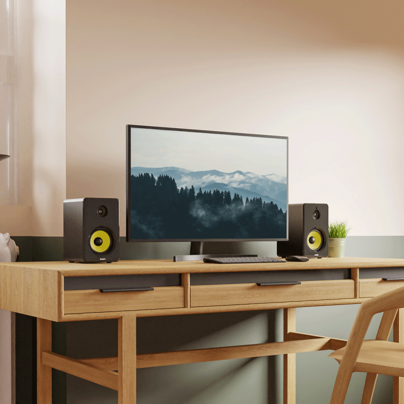 Buy Majority Active Speakers - D40X - Active Speakers 70W 4'' BT USB SD (pair) in Cyprus, Nicosia, Limassol, Larnaka, Pafos