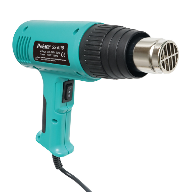 Buy Proskit Guns Hot Air Gun - SS-611B - 1500W in Cyprus, Nicosia, Limassol, Larnaka, Pafos