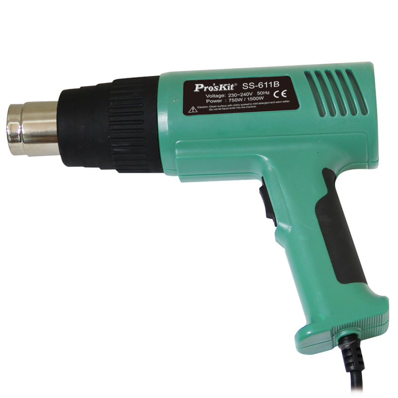 Buy Proskit Guns Hot Air Gun - SS-611B - 1500W in Cyprus, Nicosia, Limassol, Larnaka, Pafos
