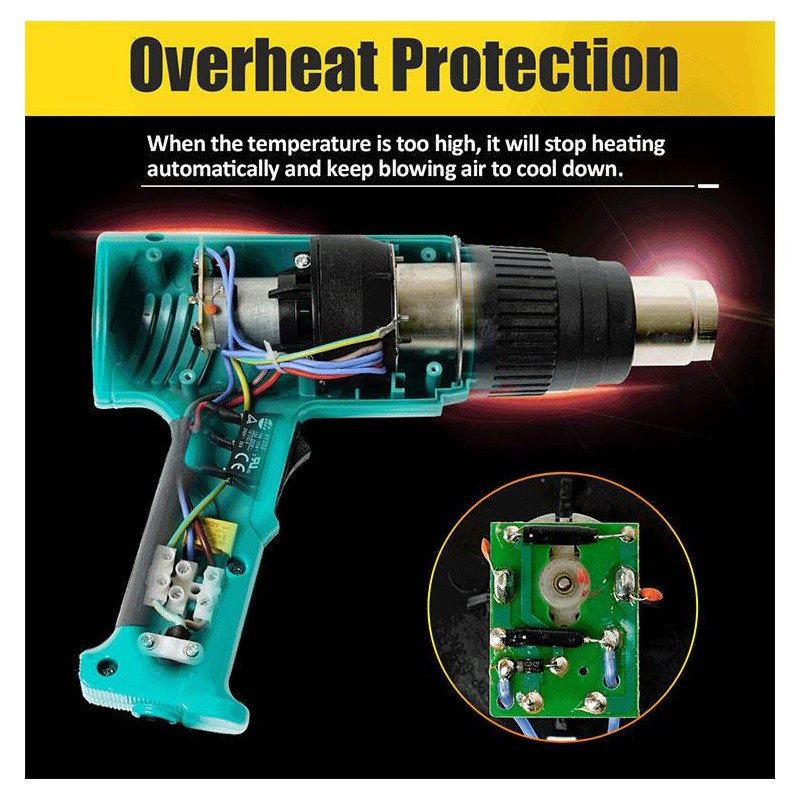 Buy Proskit Guns Hot Air Gun - SS-611B - 1500W in Cyprus, Nicosia, Limassol, Larnaka, Pafos