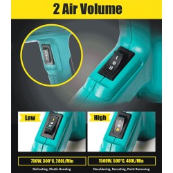 Buy Proskit Guns Hot Air Gun - SS-611B - 1500W in Cyprus, Nicosia, Limassol, Larnaka, Pafos