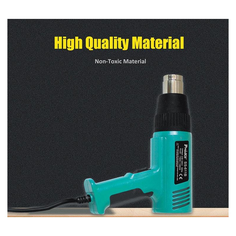 Buy Proskit Guns Hot Air Gun - SS-611B - 1500W in Cyprus, Nicosia, Limassol, Larnaka, Pafos